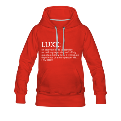 LUXE Definition Hoodie - Multiple Colors Available - red