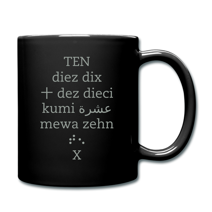 LUXE 10 Mug - black