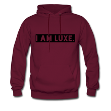 Load image into Gallery viewer, I AM LUXE Men&#39;s Hoodie - burgundy
