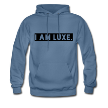 Load image into Gallery viewer, I AM LUXE Men&#39;s Hoodie - denim blue
