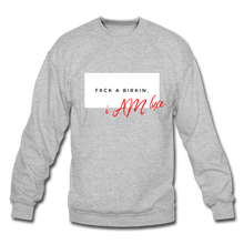 Load image into Gallery viewer, FXCK A Birkin Sweatshirt - heather gray
