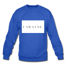 Load image into Gallery viewer, I AM LUXE Unisex Sweatshirt - Multiple Colors Available - royal blue
