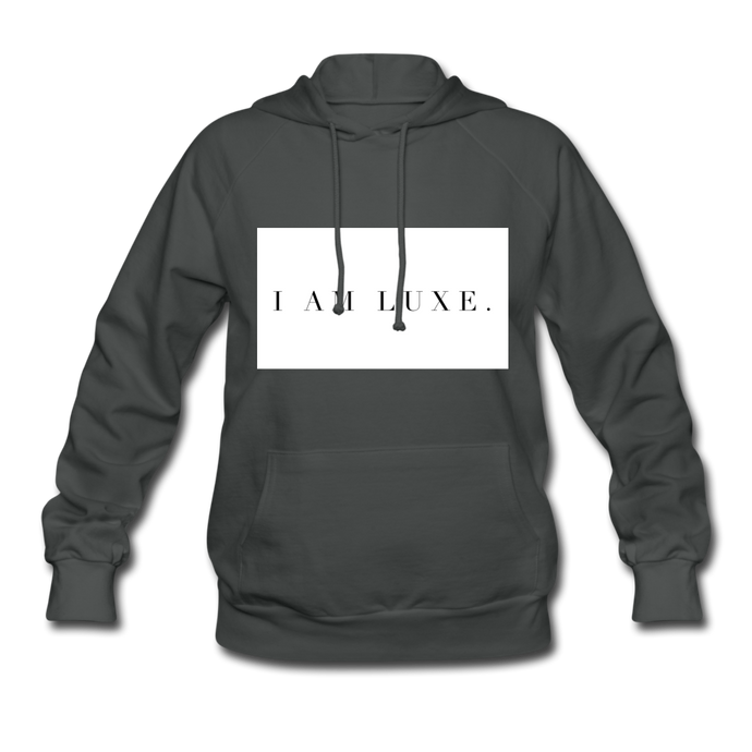 I AM LUXE Hoodie - Multiple Colors Available - asphalt