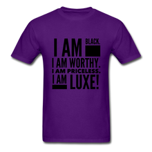 Load image into Gallery viewer, Worthy Unisex T-shirt - Multiple Colors Available - purple
