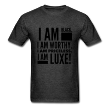 Load image into Gallery viewer, Worthy Unisex T-shirt - Multiple Colors Available - heather black
