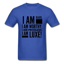 Load image into Gallery viewer, Worthy Unisex T-shirt - Multiple Colors Available - royal blue
