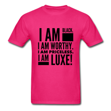 Load image into Gallery viewer, Worthy Unisex T-shirt - Multiple Colors Available - fuchsia
