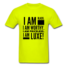 Load image into Gallery viewer, Worthy Unisex T-shirt - Multiple Colors Available - safety green
