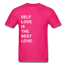 Load image into Gallery viewer, SELF LOVE T-Shirt - Multiple Colors Available - fuchsia
