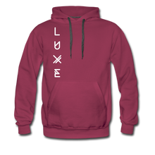 Load image into Gallery viewer, LUXE Men’s Hoodie - Multiple Colors Available - burgundy
