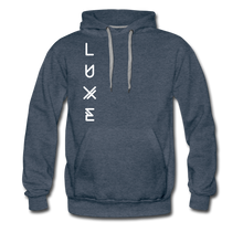 Load image into Gallery viewer, LUXE Men’s Hoodie - Multiple Colors Available - heather denim
