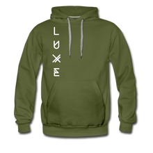 Load image into Gallery viewer, LUXE Men’s Hoodie - Multiple Colors Available - olive green
