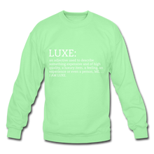 Load image into Gallery viewer, LUXE Definition Unisex Sweatshirt - Multiple Colors Available - lime
