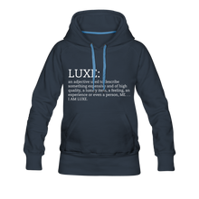 Load image into Gallery viewer, LUXE Definition Hoodie - Multiple Colors Available - navy
