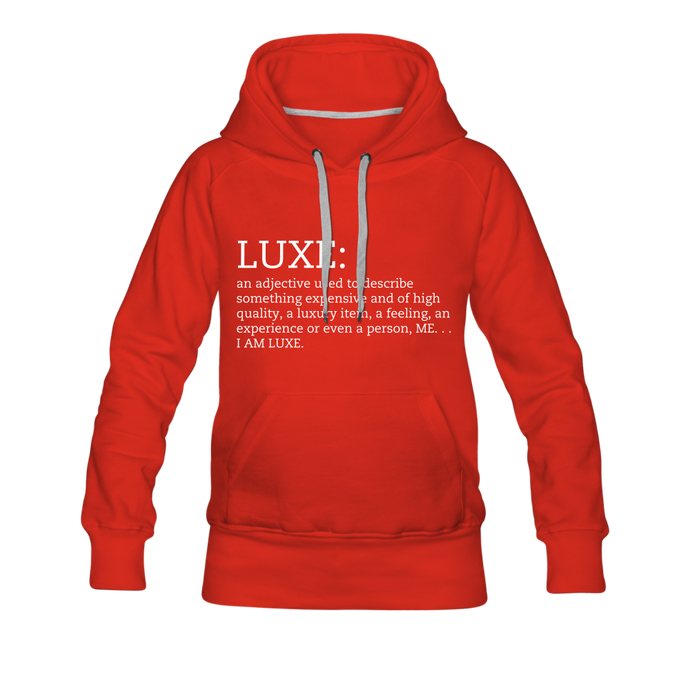 LUXE Definition Hoodie - Multiple Colors Available - red