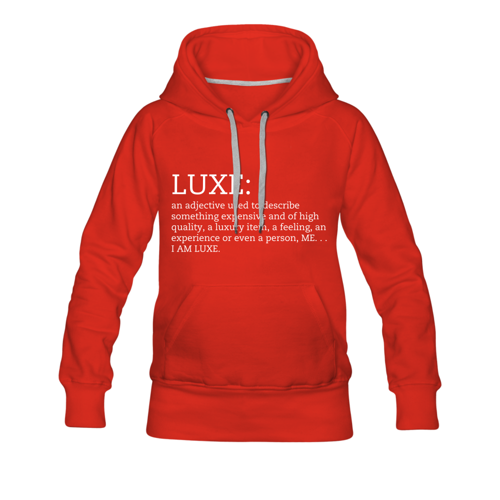 LUXE Definition Hoodie - Multiple Colors Available - red