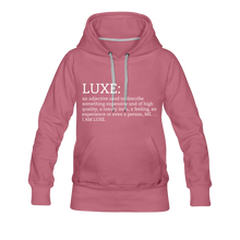 Load image into Gallery viewer, LUXE Definition Hoodie - Multiple Colors Available - mauve
