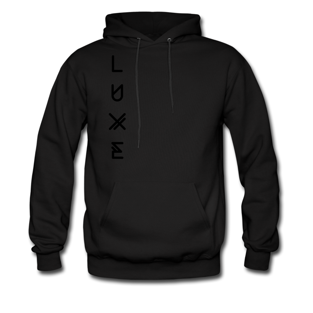 LUXE Men’s Hoodie - ALL BLACK EVERYTHING - black