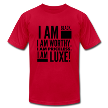 Load image into Gallery viewer, Worthy Unisex T-shirt - Multiple Colors Available - red
