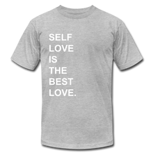 Load image into Gallery viewer, SELF LOVE T-Shirt - Multiple Colors Available - heather gray
