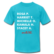 Load image into Gallery viewer, Rosa&#39;s Dream Team T-shirt - turquoise
