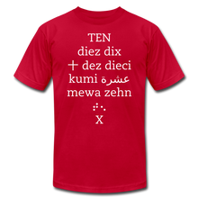 Load image into Gallery viewer, You&#39;re a 10 Tee - red
