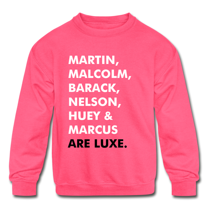 Martin's Dream Team Sweatshirt - KIDS - neon pink